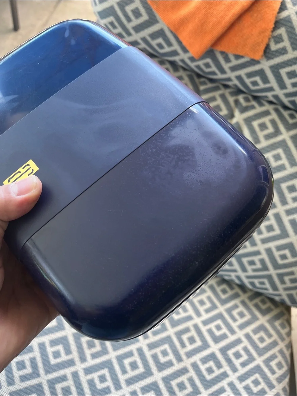 Navy Plastic Multi-Compartment Storage Box